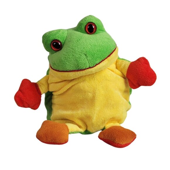 2/$15 Jay At Play Pop Out Pets Parrot Frog Monkey Plush Rainforest Animals 3In1 - Picture 5 of 12